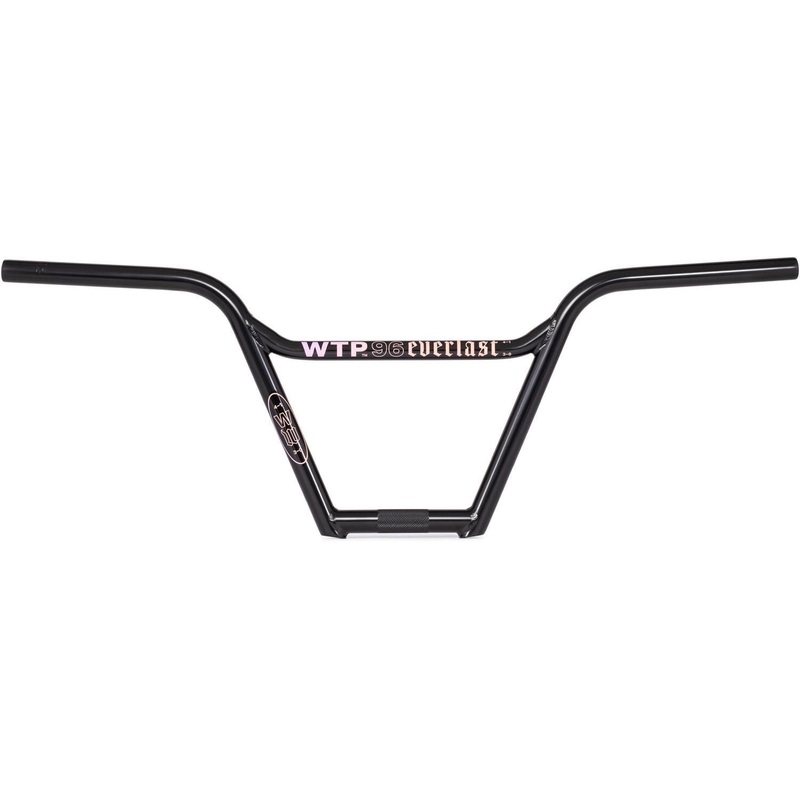WTP Everlast BMX Handlebar 29.6 x 9.35” Rise 22.2mm Clamp Black