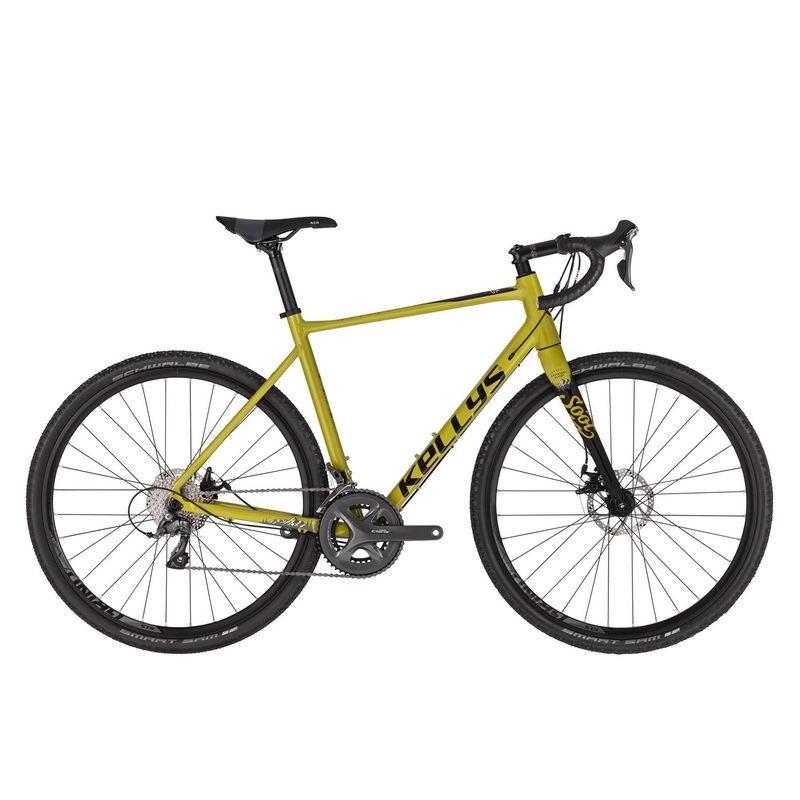 Kellys Soot 30 Gravel Bike Mustard Yellow SM