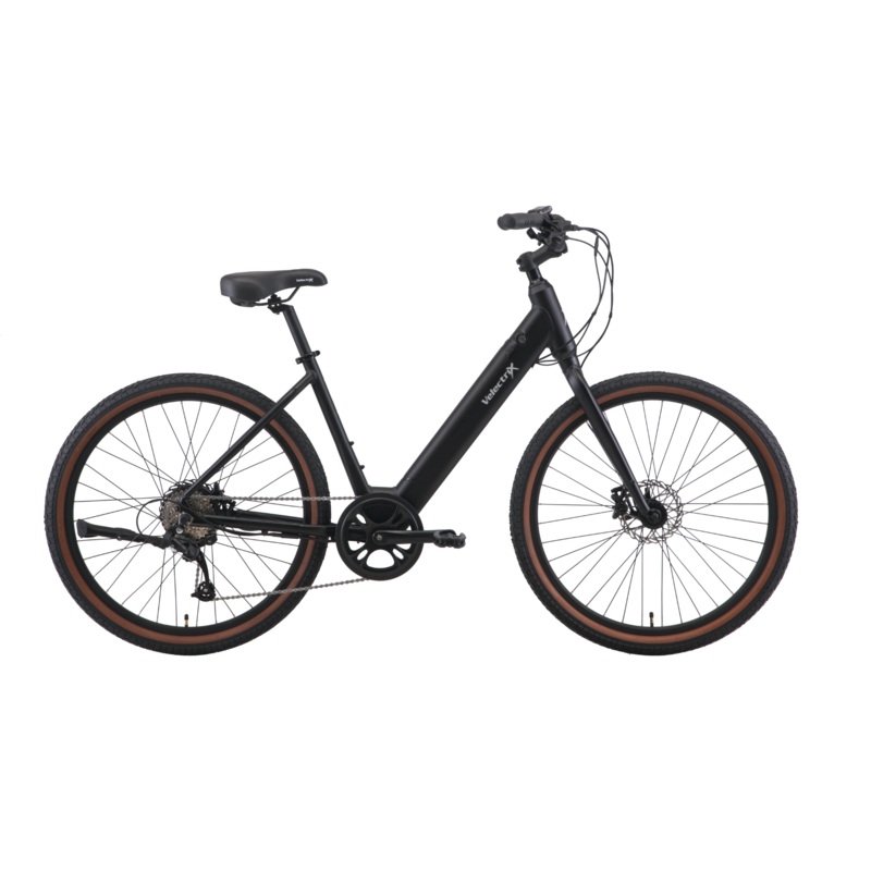 VelectriX Cruiser Step Through Electric Bike Jet Black SM