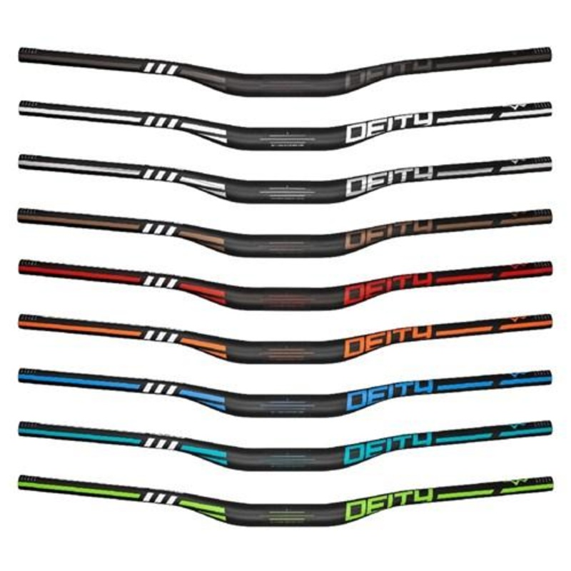 Diety Skywire Handlebar 800 x 25mm Rise 35mm Bore Turquoise