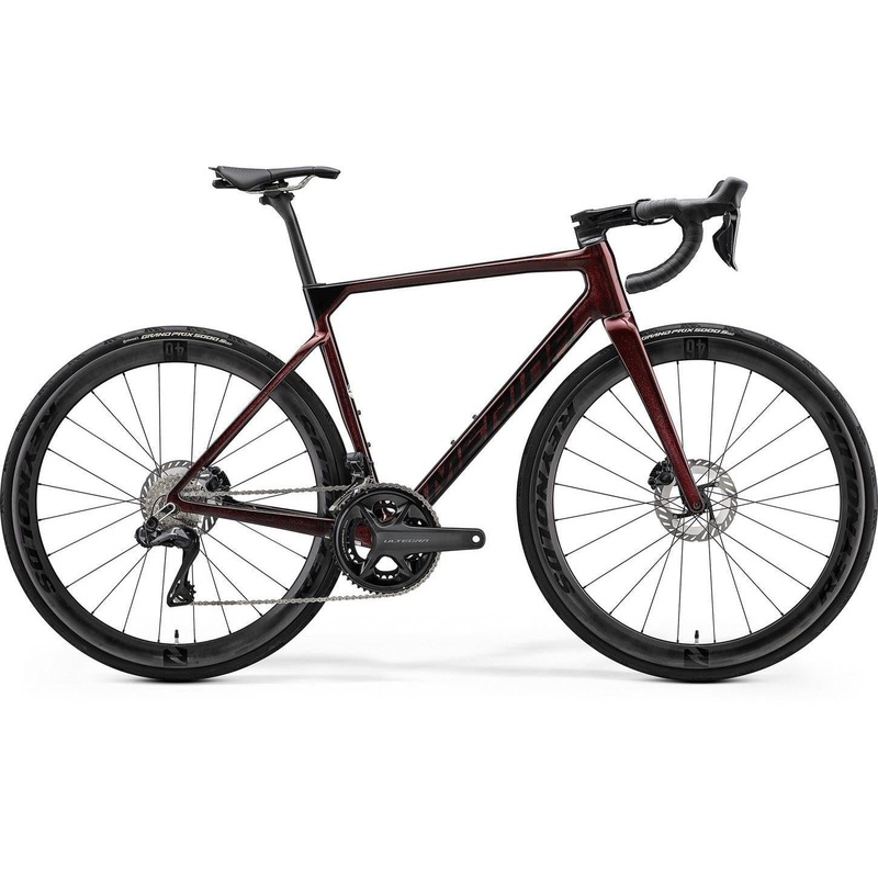Merida Scultura 8000 Drop Bar Road Bike Burgundy Red/Black XXS