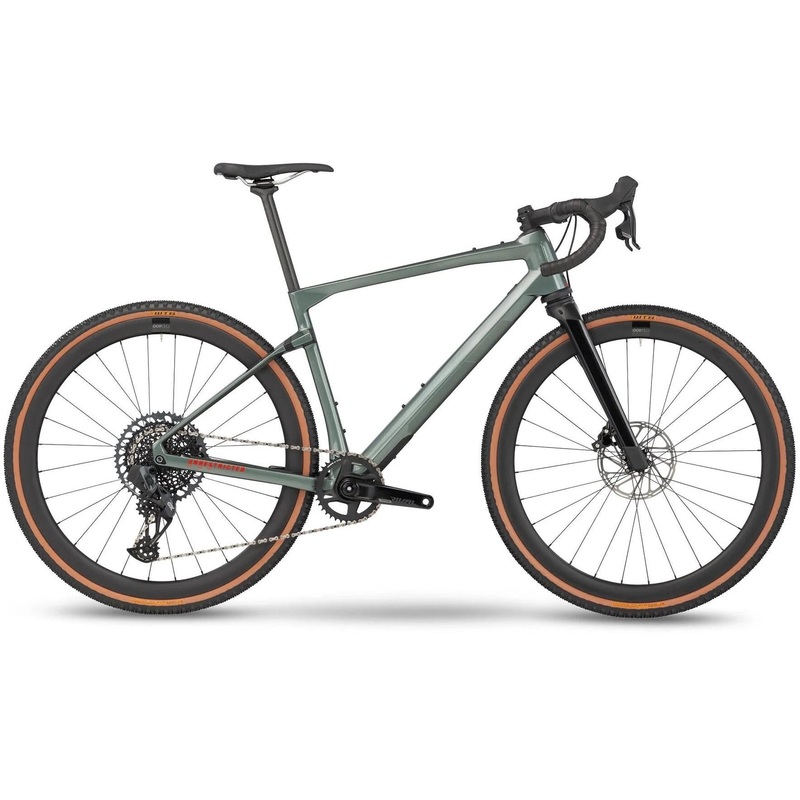 BMC Unrestricted LT Two Gravel Bike Green/Amber/Black SM
