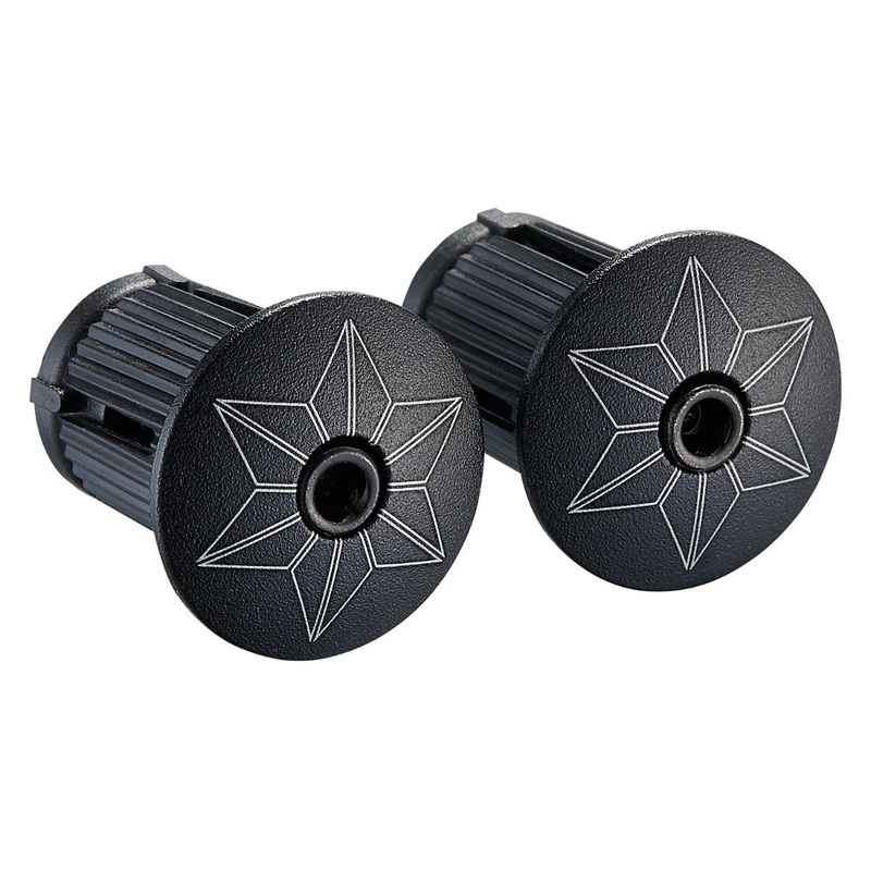 Supacaz Star Plugz Anodized Bar Ends Black