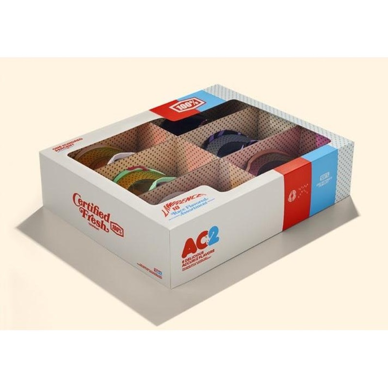 100% Accuri 2 Donut Goggles – 6 Pack