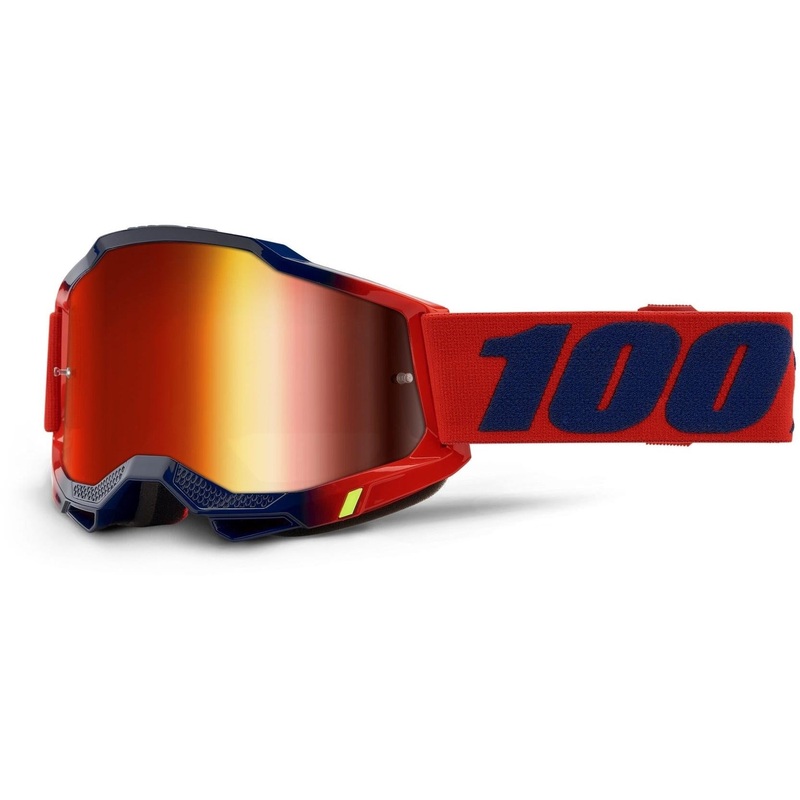 100% ACCURI 2 Goggles Kearny – Red Mirror Lens