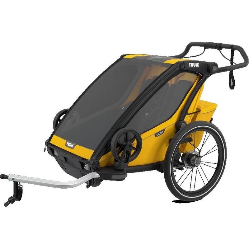 Thule Chariot Sport Double – Two Child Trailer Spectra Yellow