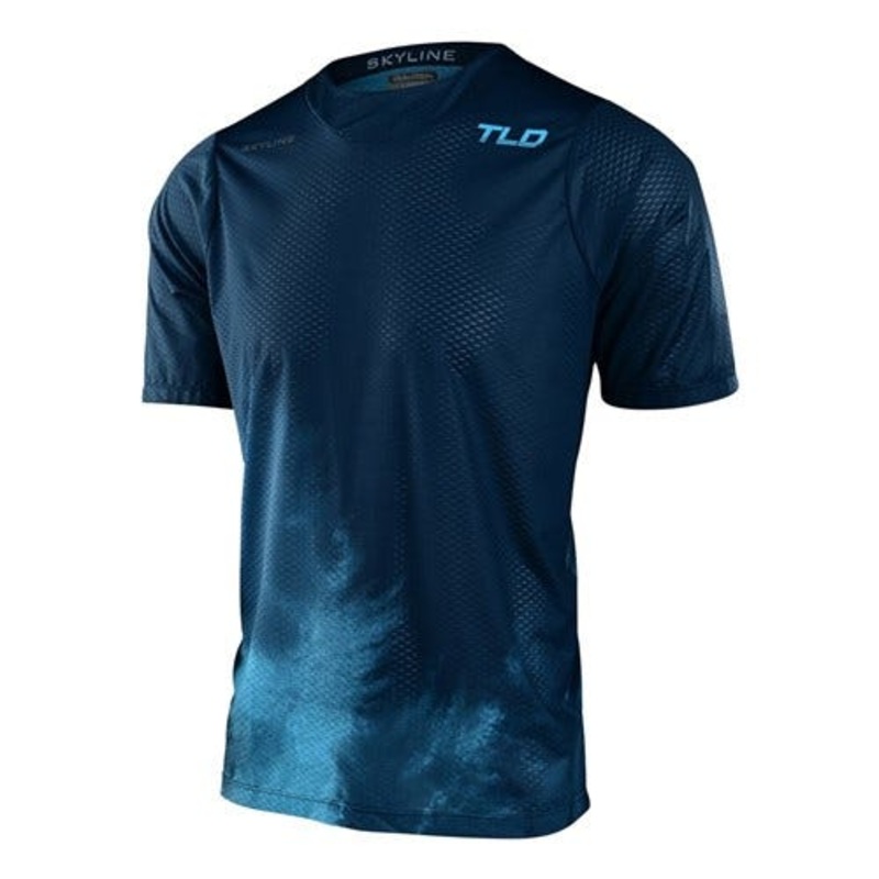 TLD Skyline Air Short Sleeve Jersey Fades Dark Slate Medium