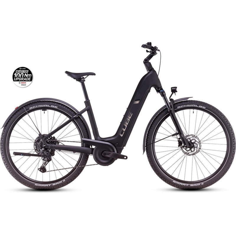 Cube Nuride Hybrid Pro Easy Entry Allroad Electric Hybrid Bike Black’n’Bronze XS