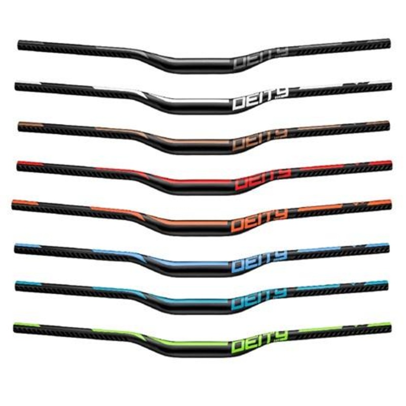 Deity Ridgeline Handlebar 800 x 25mm Rise 35mm Bore Red