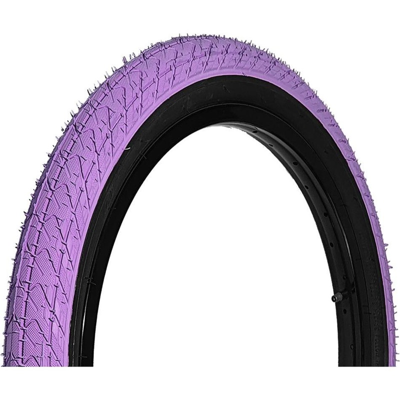 DRS Arrow FS Coloured BMX Tyre 20 x 2.25” Purple/Black Wall