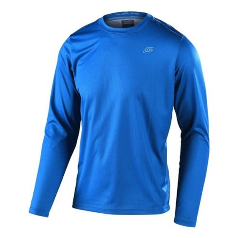 TLD Flowline Long Sleeve Jersey Slate Blue Large