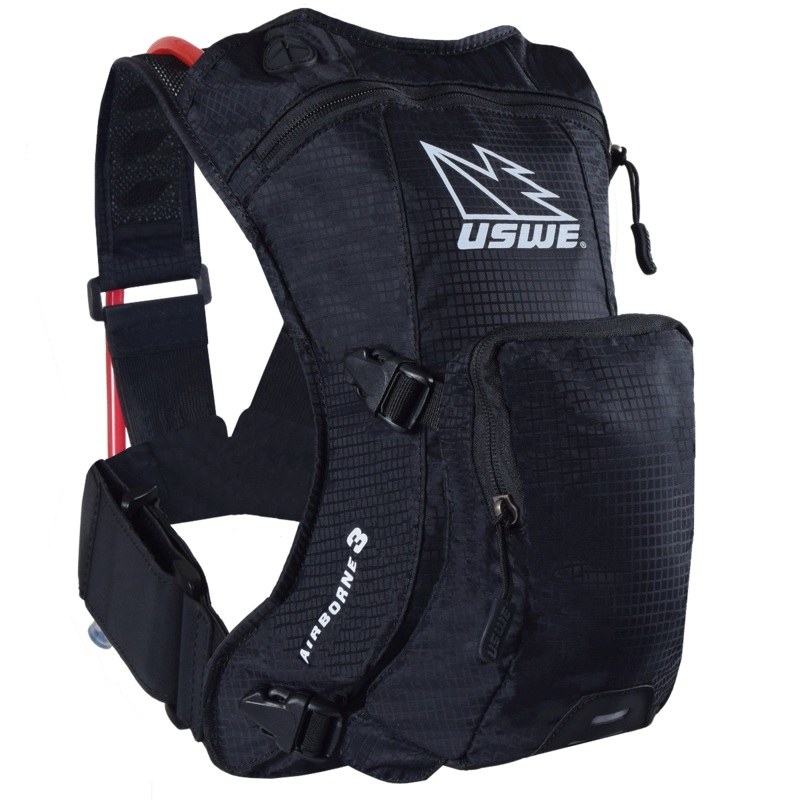USWE Airborne 3 Hydration Pack Carbon Black