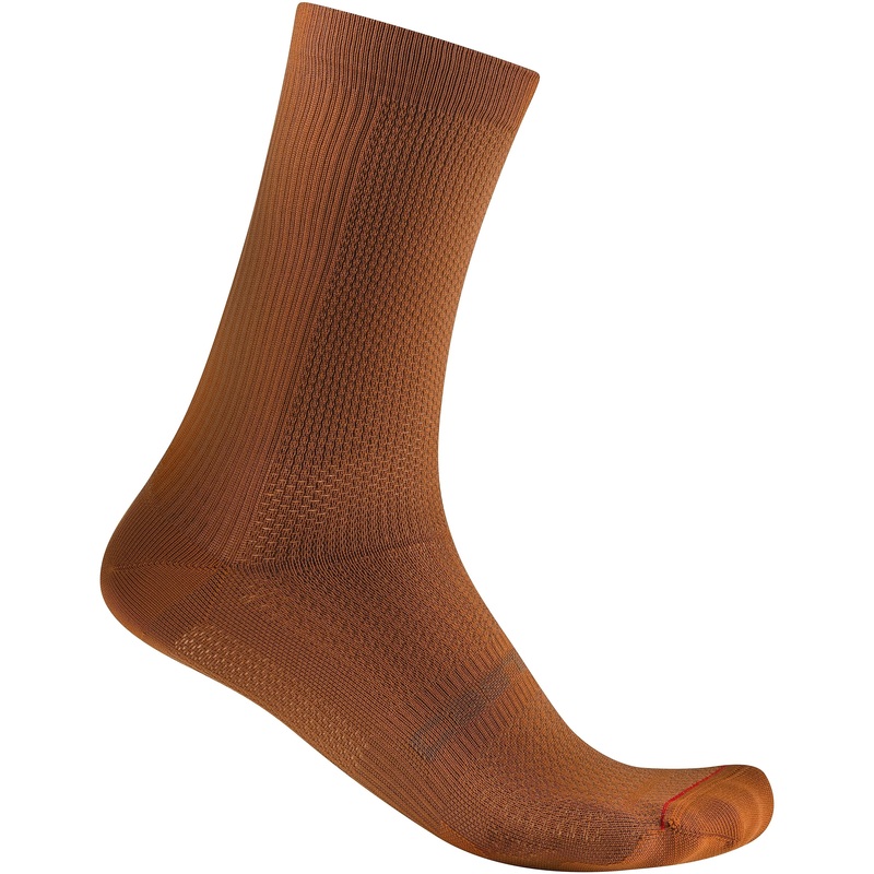 Castelli Espresso 18 Road Socks 18cm Mocha SM/MD