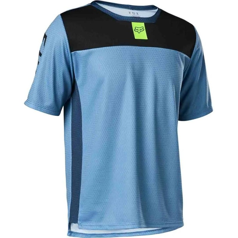 Fox Defend Youth MTB Jersey Blue 2023 SM