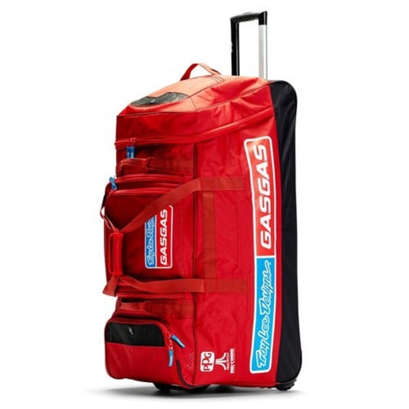 Troy Lee Designs Albek Gasgas Meridian Wheeled Gear Bag Red
