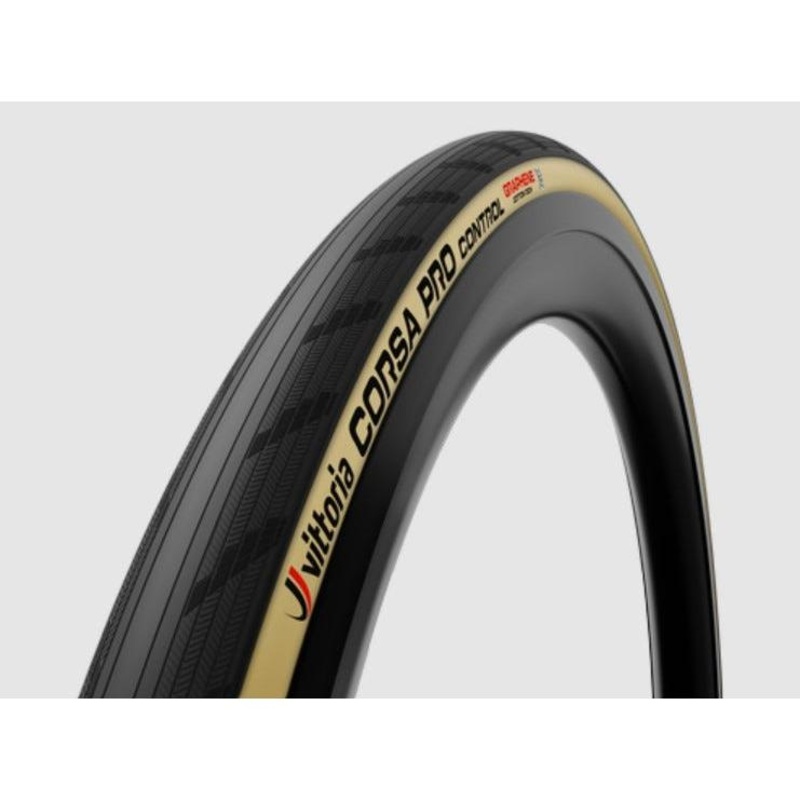 Vittoria Corsa Pro Control Folding Tyre 700 X 26C TLR G2 Black/Para
