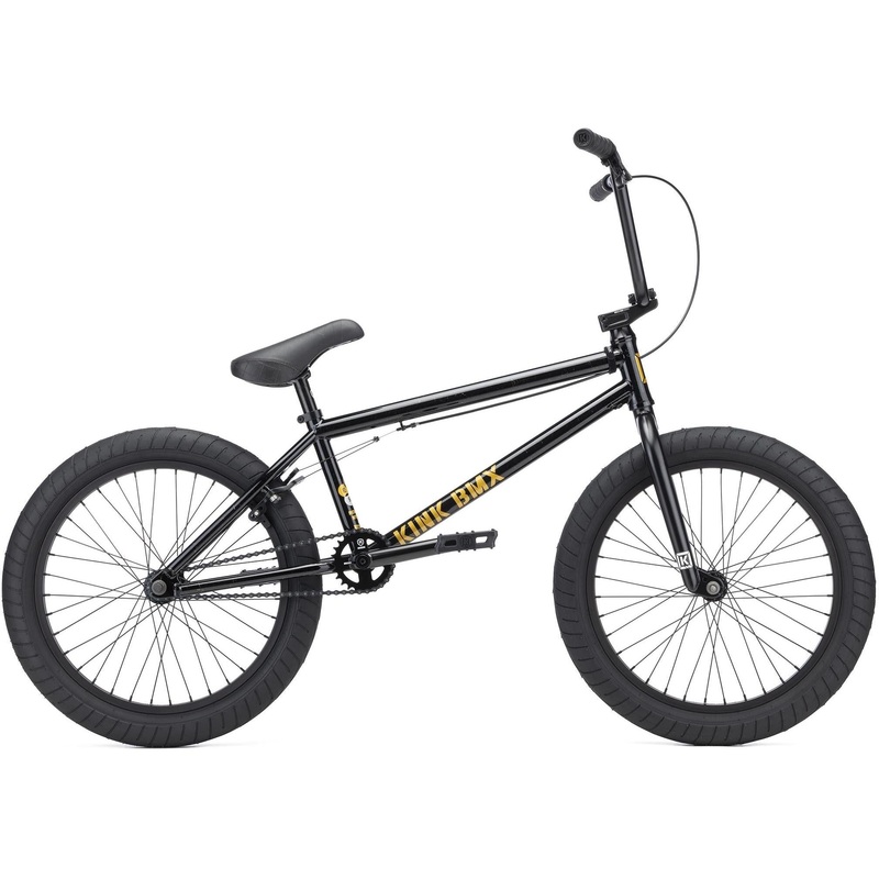 Kink Gap XL 20” BMX Bike Black Gold