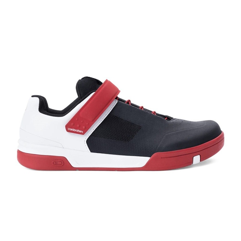 Crankbrothers Stamp Speedlace MTB Flat Pedal Shoes Black/Red/White Shoes – 37