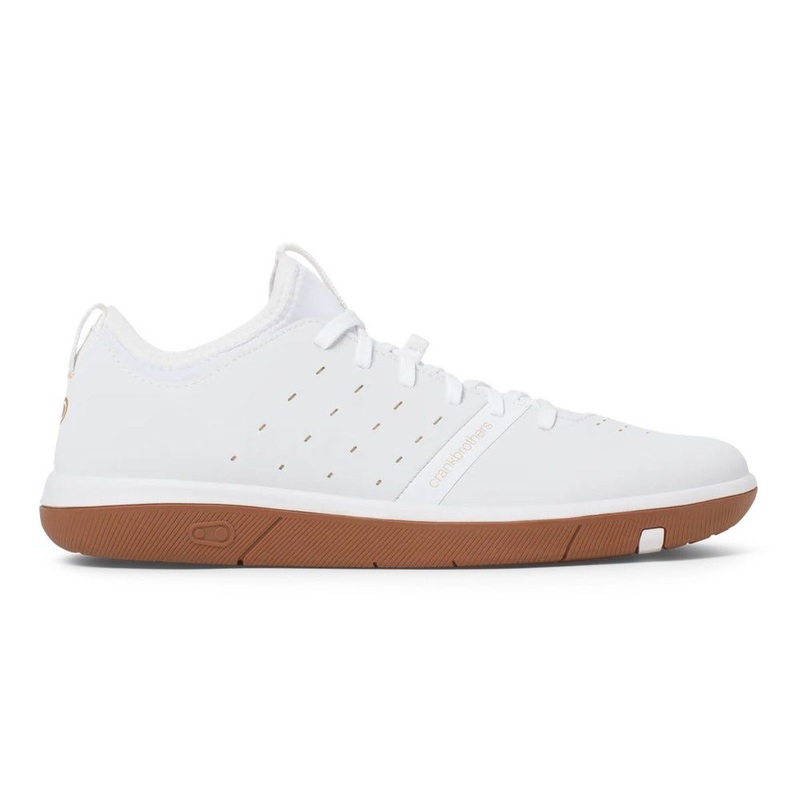 Crankbrothers Stamp Street Fabio Flat Pedal Shoes White/Gold Shoes – 35