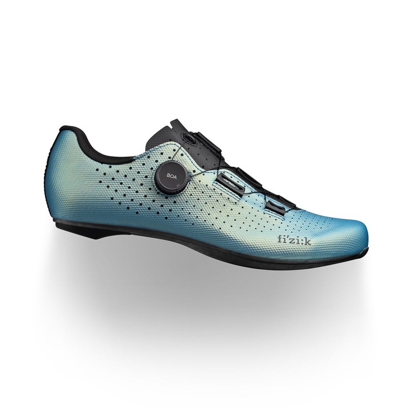 Fizik Tempo Decos Carbon Road Shoes Iridescent Blue/Black Shoes – 37
