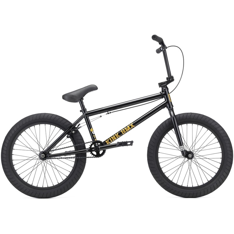 Kink Gap 20” BMX Bike Black Gold