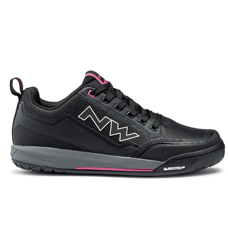 Northwave Clan Women’s Shoes Black/Fushsia Shoes – 40