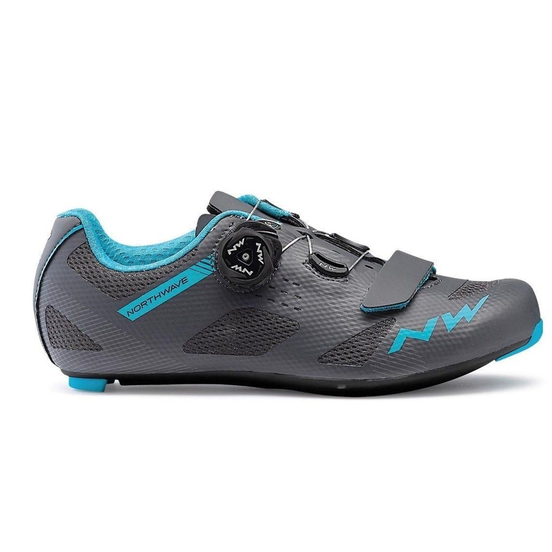 Northwave Storm Women’s Shoes Anthracite/Aqua Shoes – 42
