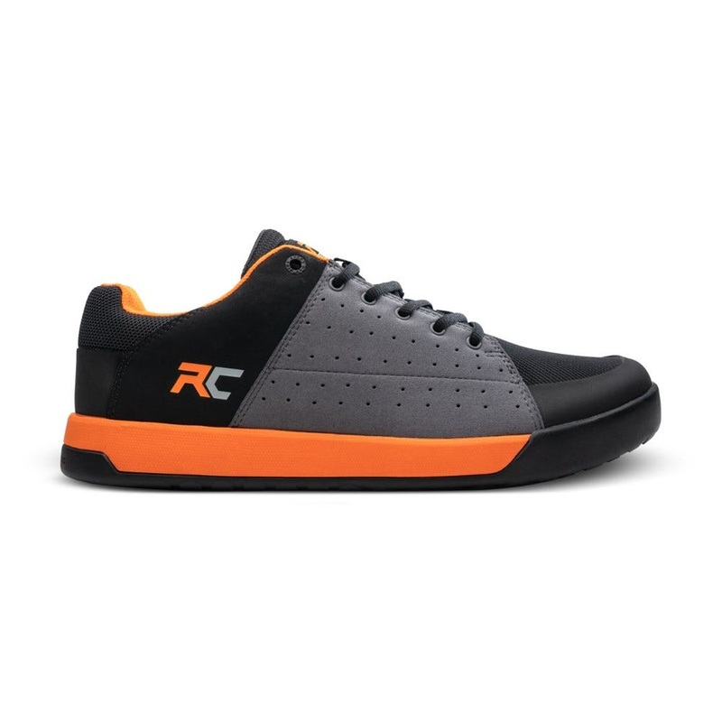 Ride Concepts Livewire Flat Pedal Shoes Charcoal/Orange Shoes – 42