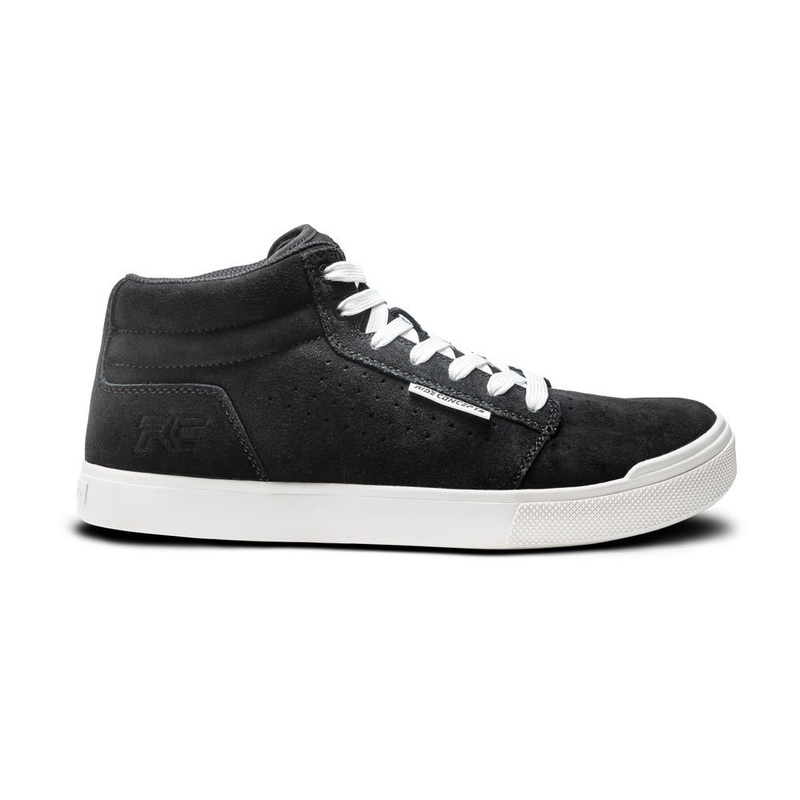 Ride Concepts Vice Mid Flat Pedal Shoes Black/White Shoes – 41.5