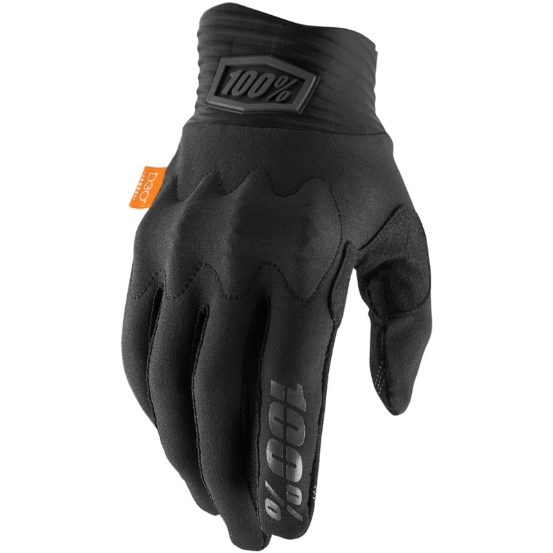 100% Cognito Gloves Black MD