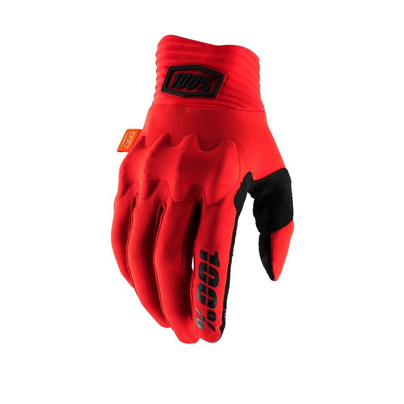 100% Cognito Gloves Red MD