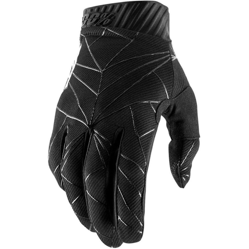 100% Ridefit Gloves Black MD