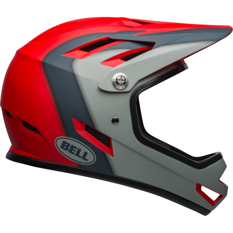 Bell Sanction Helmet Matte Crimson/Slate/Dark Grey XS