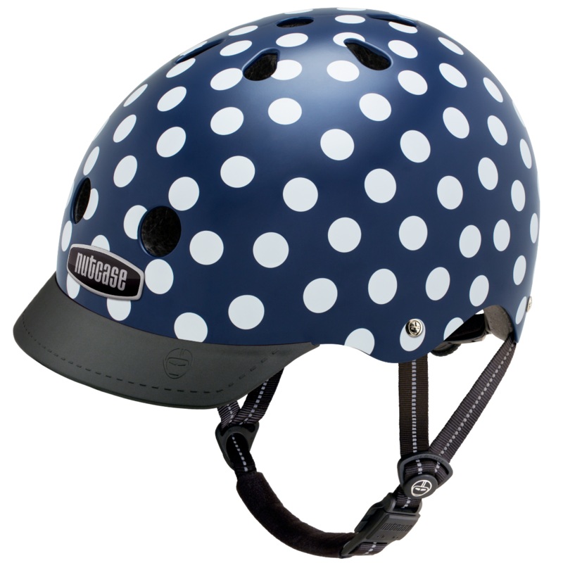 Nutcase Navy Dots Helmet SM