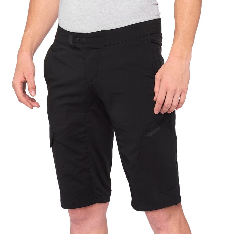 100% Ridecamp Shorts – No Liner Black XS
