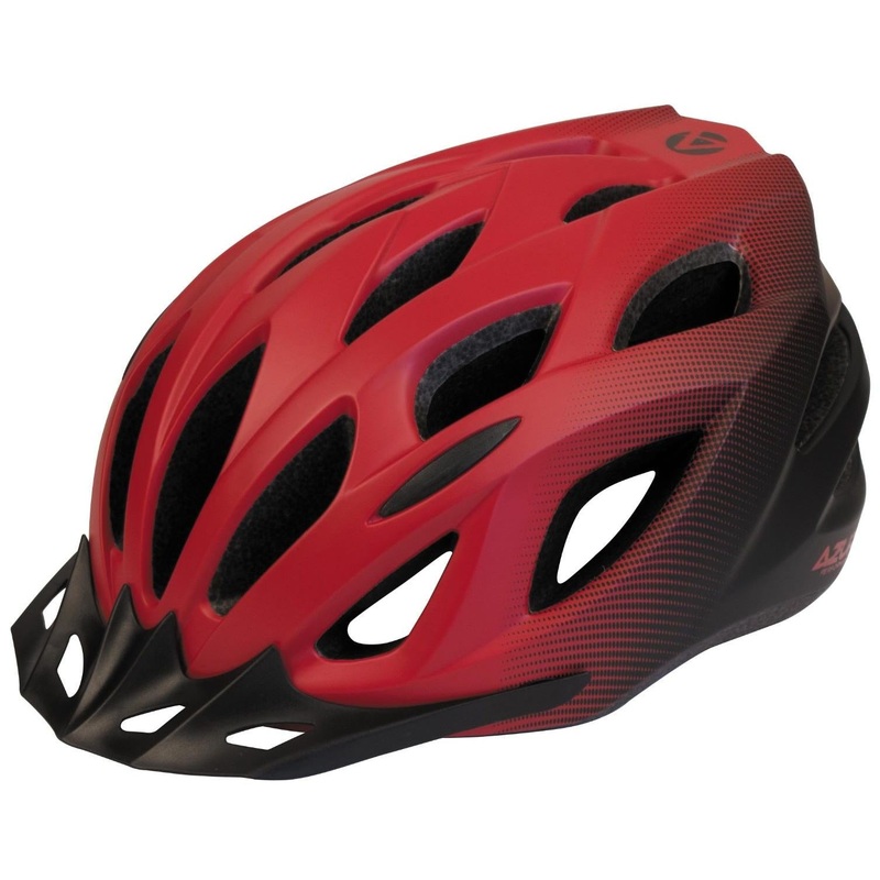 Azur L61 Helmet Satin Red/Black Fade MD/LG