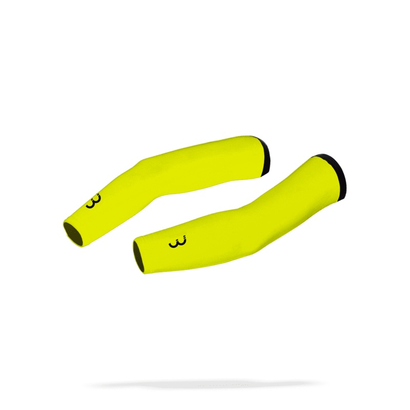 BBB Comfort Arm Warmers Neon Yellow LG