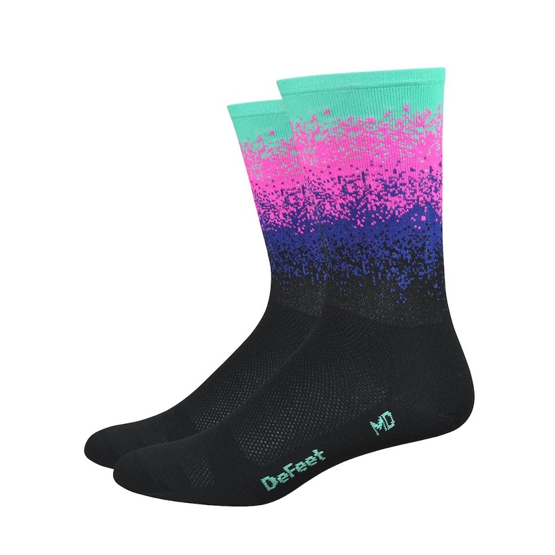 DeFeet Barnstormer Socks 6” Ombre Black SM