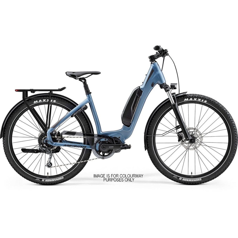 Merida eSpresso CC 400 SE EQ Electric Hybrid Bike Silk Black/Steel Blue SM
