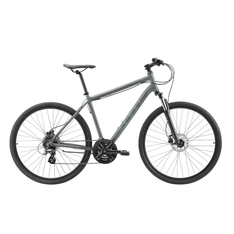 Pedal Hawk Hybrid Bike Green SM