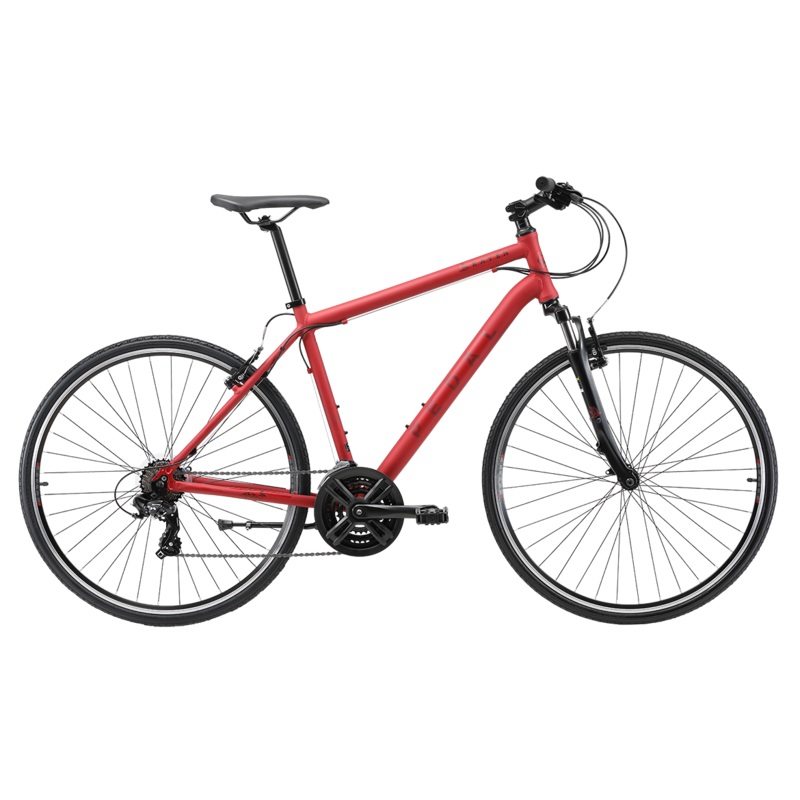 Pedal Raven 2 Hybrid Bike Dark Red SM