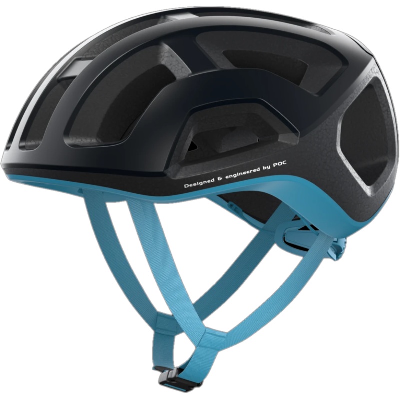 POC Ventral Lite Helmet Black/Basalt Blue SM