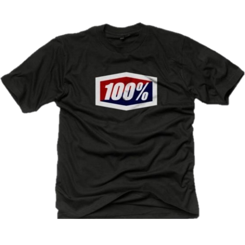 100% Official T-Shirt Black SM