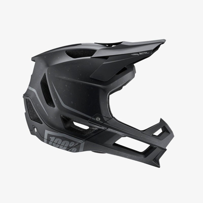 100% Trajecta Full Face Helmet Black SM
