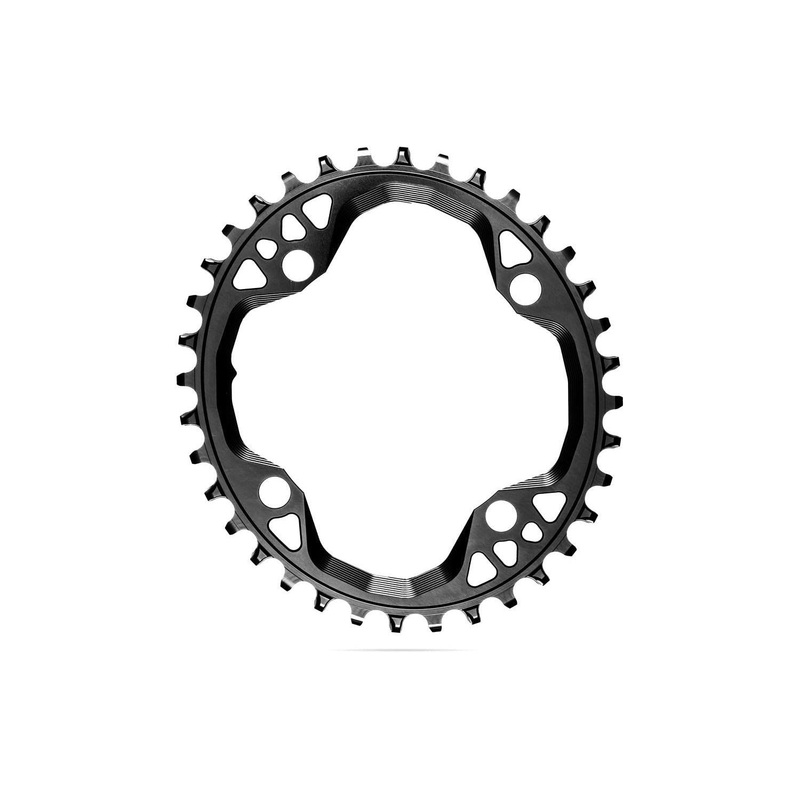 Absolute Black Premium Oval Chainring 1X 64BCD/104BCD 28