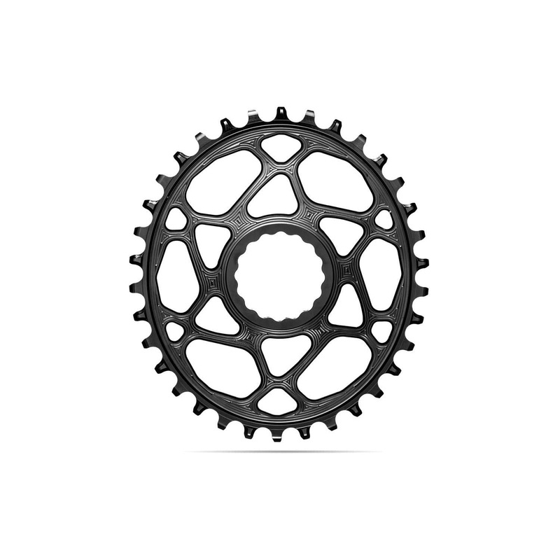 absoluteBLACK Oval Premium Chainring Race Face Cinch Shimano HyperGlide+ 12spd Direct Mount Boost 1x Narrow Wide Black 30