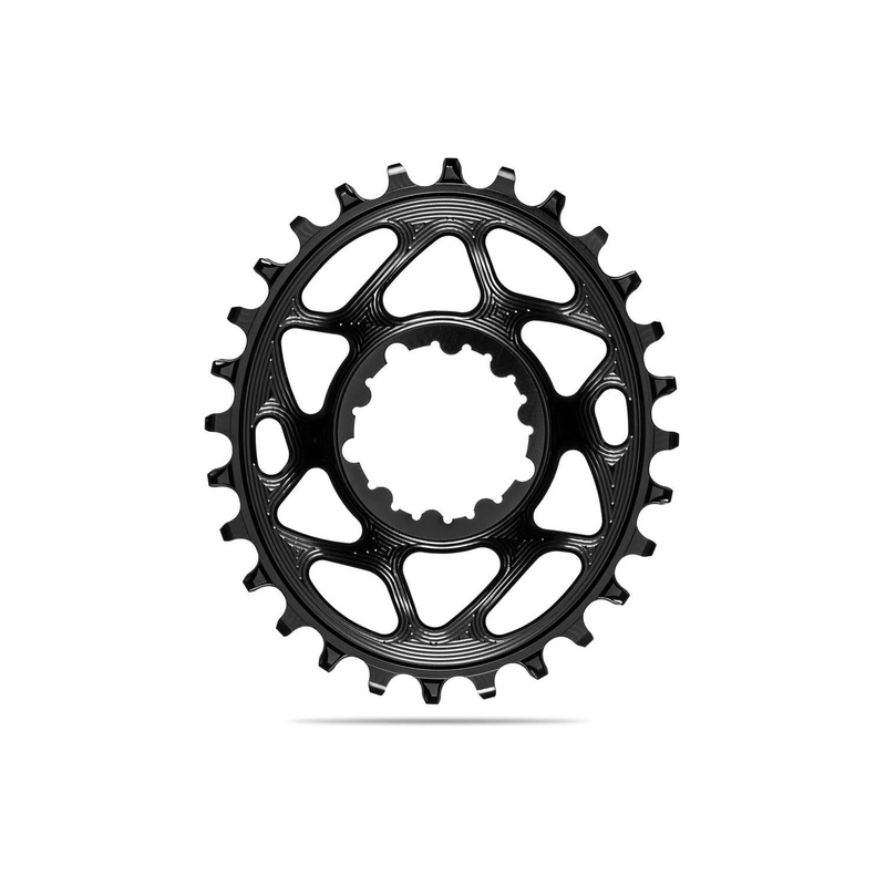 absoluteBLACK Oval Premium Chainring SRAM 3mm Offset Direct Mount Boost 1x Narrow Wide Black 28