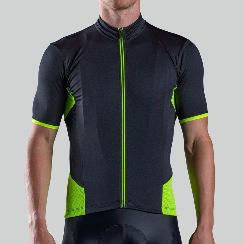 Bellwether Cadence Short Sleeve Jersey Black/Citrus SM