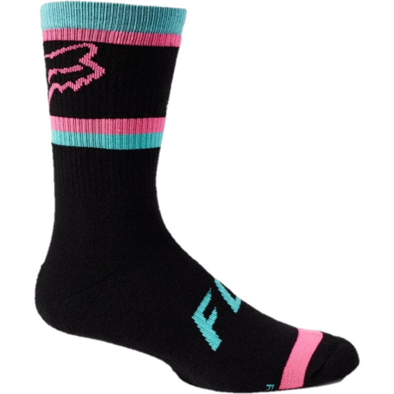 FOX Defend Socks Black/Pink LG/XL