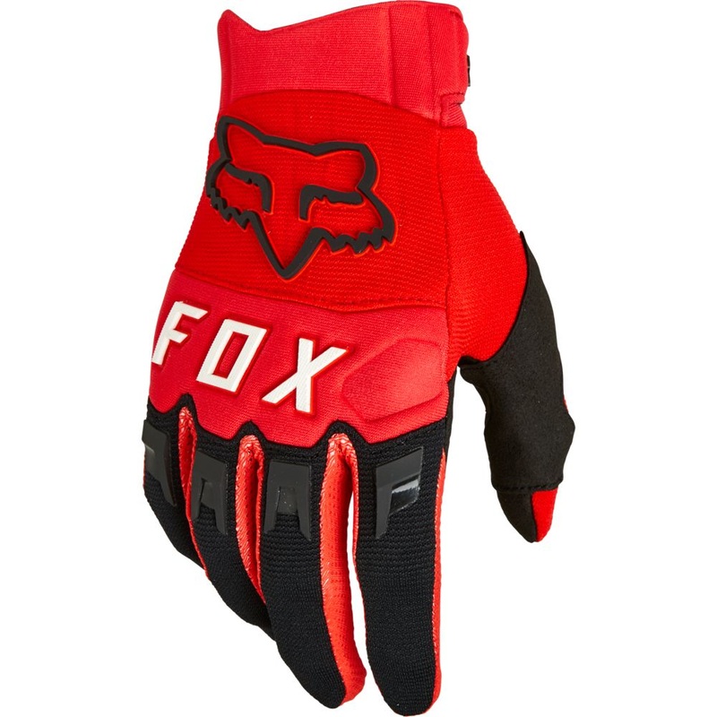 FOX Dirtpaw Full Finger Gloves Fluorescent Red 2023 SM